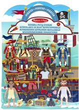 Libretto di adesivi in rilievo sui pirati MD-19102 Melissa & Doug 1