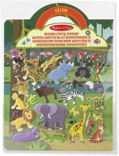 Libretto di adesivi a rilievo riposizionabili giungla MD-19106 Melissa & Doug 1