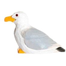 Figurina gabbiano in legno WU-41004 Wudimals 1