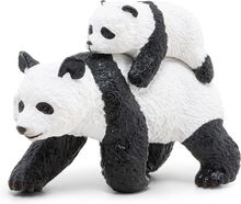 Figurina di panda e il suo bambino PA50071-3119 Papo 1