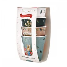 4 Bicchieri Peter Rabbit Natalizi PJ-BP711NAS Petit Jour 1