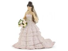 Figurina della sposa in pizzo rosa PA39070-3135 Papo 1