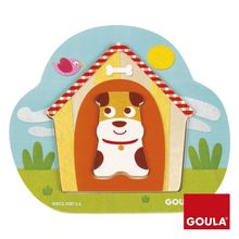 Puzzle a 3 livelli La cuccia di Tobby GO53124-4084 Goula 1