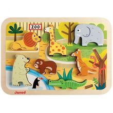 Puzzle a pezzi 3D Zoo J07022-4103 Janod 1