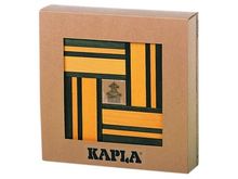 Cofanetto di 40 tavole verdi e gialle con libro KAJLJP23-4358 Kapla 1