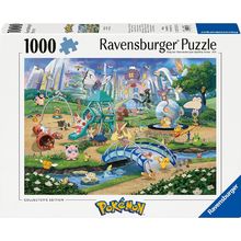Puzzle Pokemon Eevee nel parco 1000 pz RAV12002033 Ravensburger 1