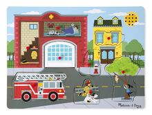 Puzzle sonoro - Intorno alla caserma dei pompieri M&D10736 Melissa & Doug 1