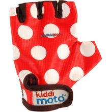 Gants Red Dotty SMALL GLV012S Kiddimoto 1