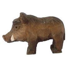 Figurina cinghiale in legno WU-40717 Wudimals 1