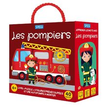 Libro e puzzle I vigili del fuoco SJ-304321 Sassi Junior 1