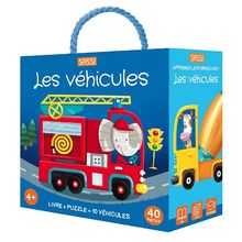 Libro e puzzle I veicoli SJ-305571 Sassi Junior 1