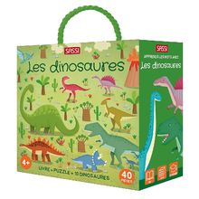 Libro e puzzle I dinosauri SJ-307551 Sassi Junior 1