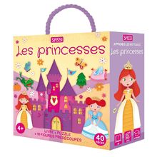 Libro e puzzle Le Principesse SJ-310506 Sassi Junior 1