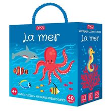 Libro e puzzle Il mare SJ-313767 Sassi Junior 1