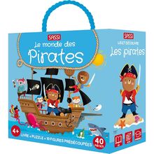 Libro e puzzle I pirati SJ-314733 Sassi Junior 1