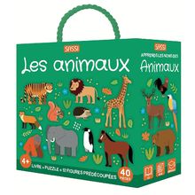 Libro e puzzle Gli animali SJ-355361 Sassi Junior 1