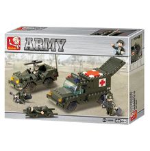 Army - Ambulanza militare 229 pezzi SL-M38-B6000 Sluban 1
