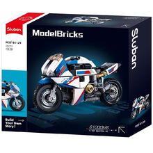 Model Bricks - Moto da corsa SL-M38-B1129 Sluban 1