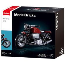 Model Bricks - Motocicletta in stile Harley SL-M38-B1131 Sluban 1