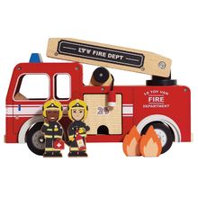 Camion dei pompieri in legno TV427 Le Toy Van 1