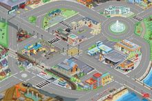 Tappeto gioco strada e città - Medio LTVTV584 Le Toy Van 1