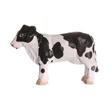 Figurina mucca in bianco e nero in legno WU-40600 Wudimals 1