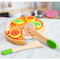 Pizza in legno da tagliare NCT10587 New Classic Toys 4