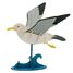 Modello 3D in carta gabbiano FRI-11763 Fridolin 2