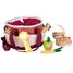 Kit per la cura del cavallo rosso LE12705 Small Foot company 1