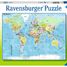 Puzzle Mappa del mondo 200 pezzi RAV128907 Ravensburger 1