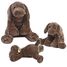 Peluche Sam il Labrador 35 cm cioccolato HH-15141 Happy Horse 2