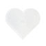 Grande placca a cuore con perline in plastica Midi bianca HAMA-233 Hama 1