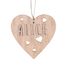 Decorazione di Natale - Cuore personalizzabile, legno VI-CR10 Vintiun 1