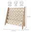 Libreria in tessuto riciclato con quadri beige EFK-107-016-020 3 Sprouts 3