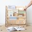 Libreria in tessuto riciclato beige EFK-107-016-019 3 Sprouts 8
