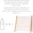 Libreria in tessuto riciclato beige EFK-107-016-019 3 Sprouts 7