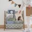 Libreria in tessuto riciclato con quadri verdi EFK-107-016-021 3 Sprouts 2