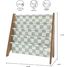Libreria in tessuto riciclato con quadri verdi EFK-107-016-021 3 Sprouts 3