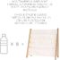Libreria in tessuto riciclato con quadri verdi EFK-107-016-021 3 Sprouts 6