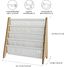 Libreria in tessuto riciclato con quadretti beige EFK-107-016-017 3 Sprouts 3