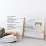 Libreria in tessuto riciclato con quadretti beige EFK-107-016-017 3 Sprouts 4