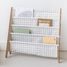 Libreria in tessuto riciclato con quadretti beige EFK-107-016-017 3 Sprouts 7