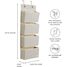 Organizzatore da porta con quadretti beige EFK-107-015-007 3 Sprouts 3
