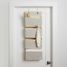 Organizzatore da porta con quadretti beige EFK-107-015-007 3 Sprouts 6