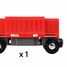 Vagone cargo rouge BR33938 Brio 4