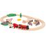 Set trenino rurale con locomotiva rossa BR36029 Brio 3