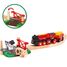 Set trenino rurale con locomotiva rossa BR36029 Brio 5