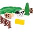 Set trenino rurale con locomotiva rossa BR36029 Brio 6