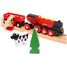 Set trenino rurale con locomotiva rossa BR36029 Brio 7