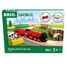 Set trenino rurale con locomotiva rossa BR36029 Brio 1